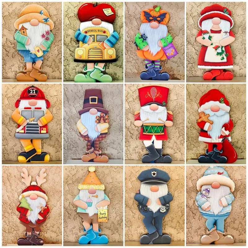 

GATYZTORY Paint By Numbers Advanced Dwarf Festival Clothes Paintings By Number To Paint Handpainted Artwork Diy Gift Set