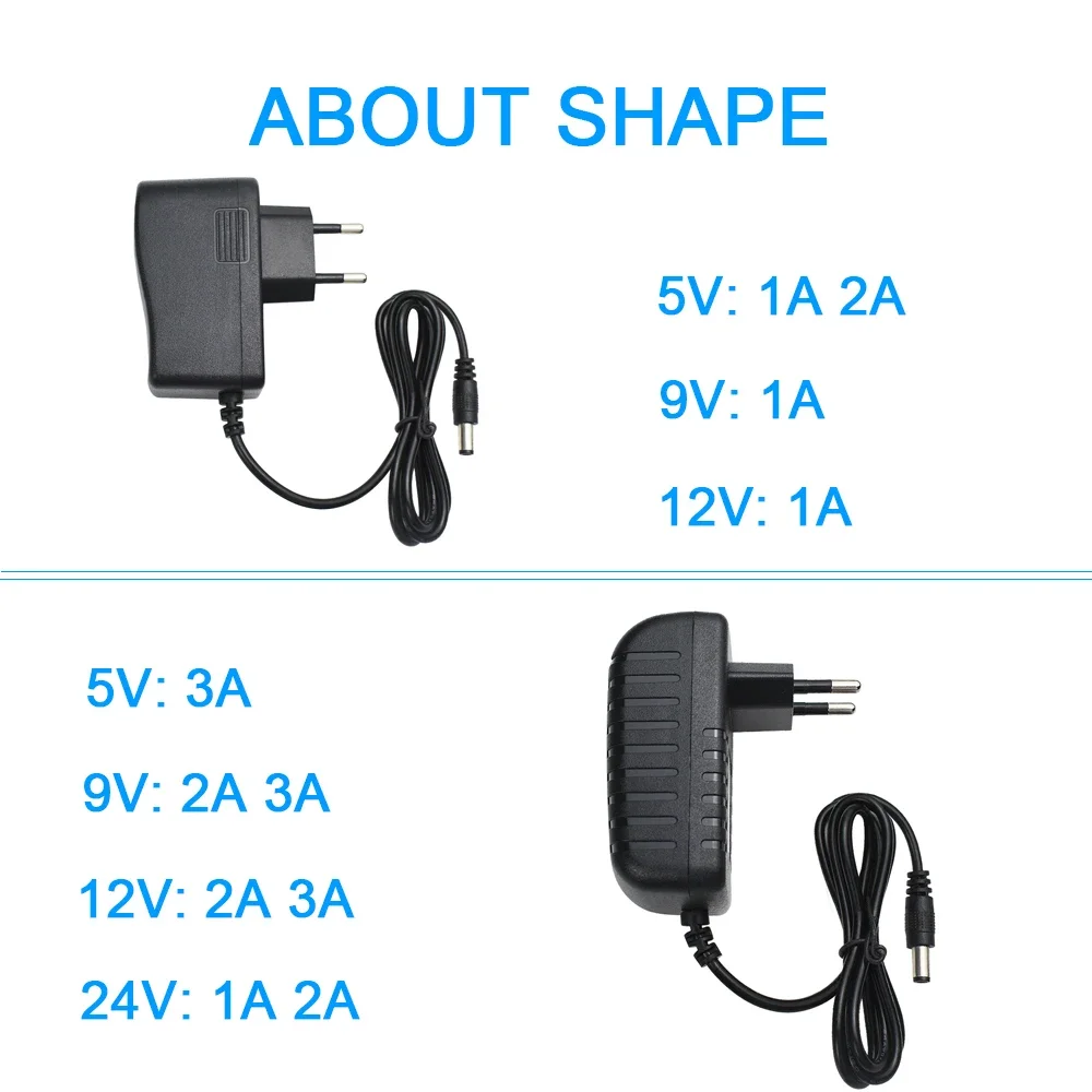 รูปสินค้า Universal Power Adapter 5.5*2.1/2.5mm ใช้งานได้ทั่วโลก EU US AU UK