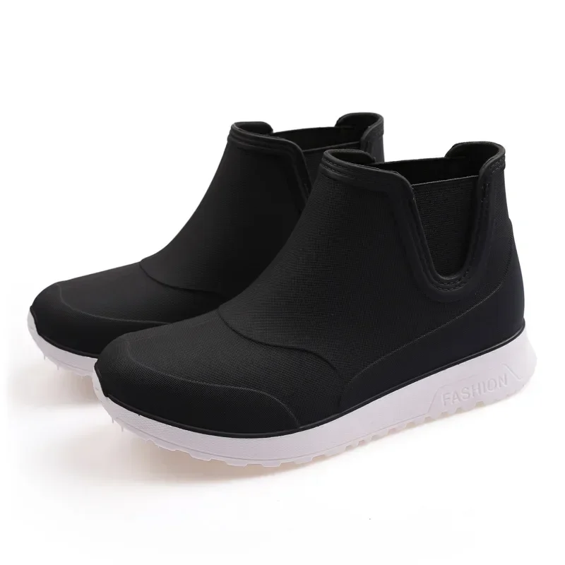 Rain Boots Black Comfy Ankle Boots Ara Luftpolster Black GoreTex