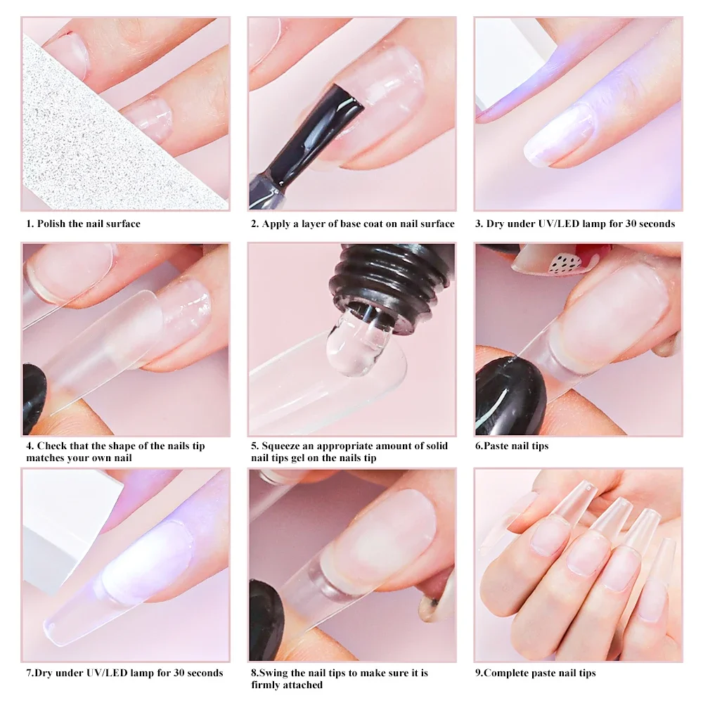 Gel Nail Glue 20ml/30ml Strong UV Nail Rhinestone Resin Gemstone Jewelry DIY Decorative Sticky