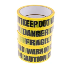 

1 Roll 24mm*25m Warning Tape Danger Caution Barrier Remind Work Safety Adhesive Tapes DIY Sticker For Mall Store School