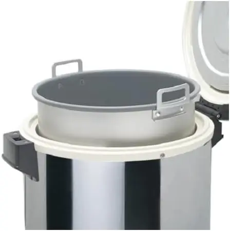 6-Liter Electric Rice Warmer (Stainless Steel)，Practical household rice cooker 2