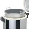 6-Liter Electric Rice Warmer (Stainless Steel)，Practical household rice cooker 2