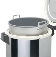 6-Liter Electric Rice Warmer (Stainless Steel)，Practical household rice cooker 2