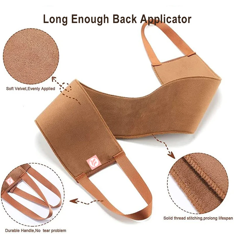 Self Tanning Mitt Reusable Body Face Bath Cleaning Tools Back Tan Applicator Exfoliating Tan Removal Mitt Strip