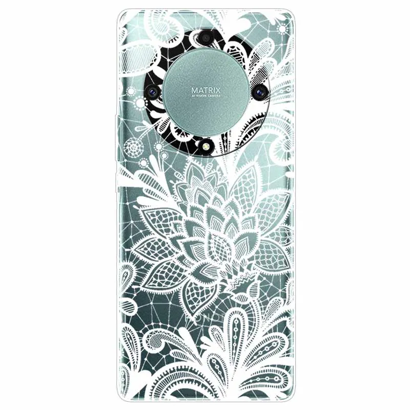 Transparent Cute Soft Silicone TPU Phone Case for Honor Magic 6 Lite 5G - Clear Protective Cover