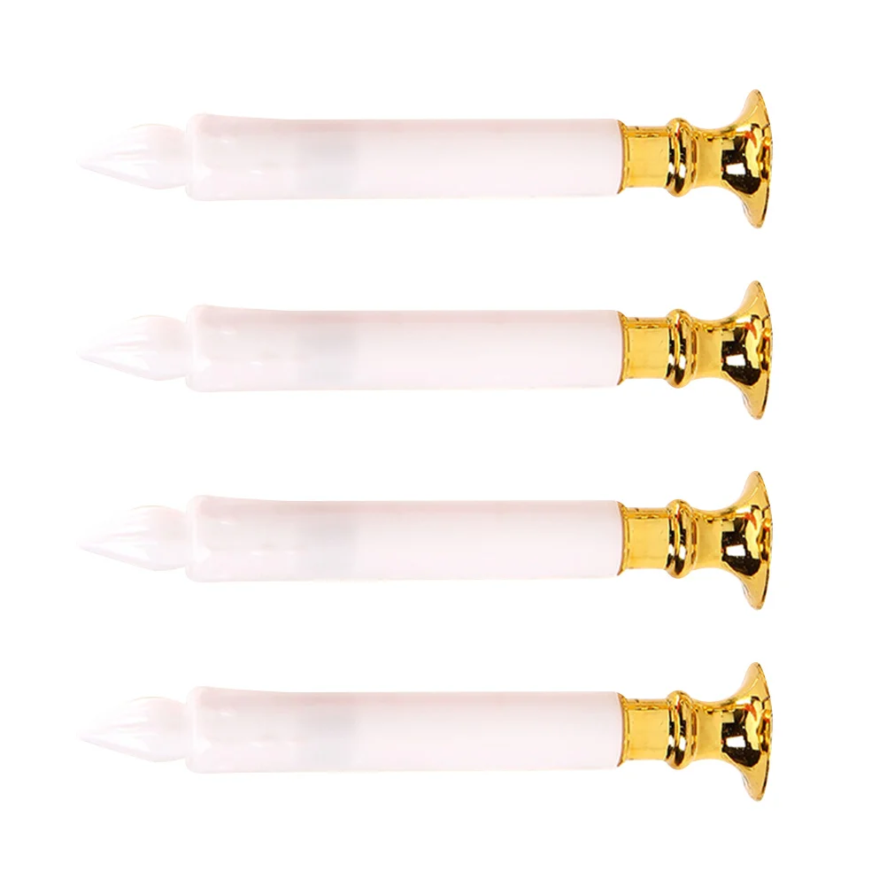 4pcs Artificial Candle Lights LED Lamps Electric Home Decoration |