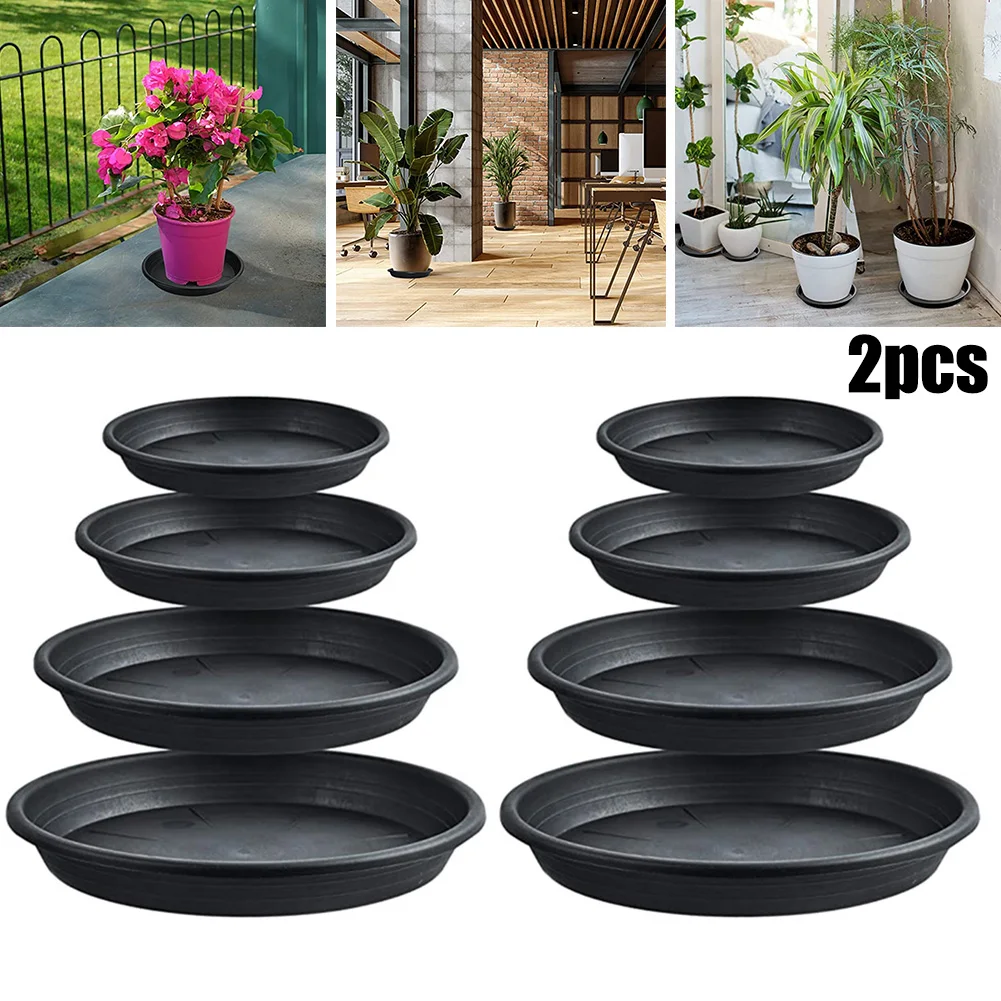 

2Pcs Plant Saucer Kit 4/6/7/8/10 Inch Round Drip Durable Thicker PP Plant Trays Flower Pot For Indoor Outdoor Home Garden Suppl