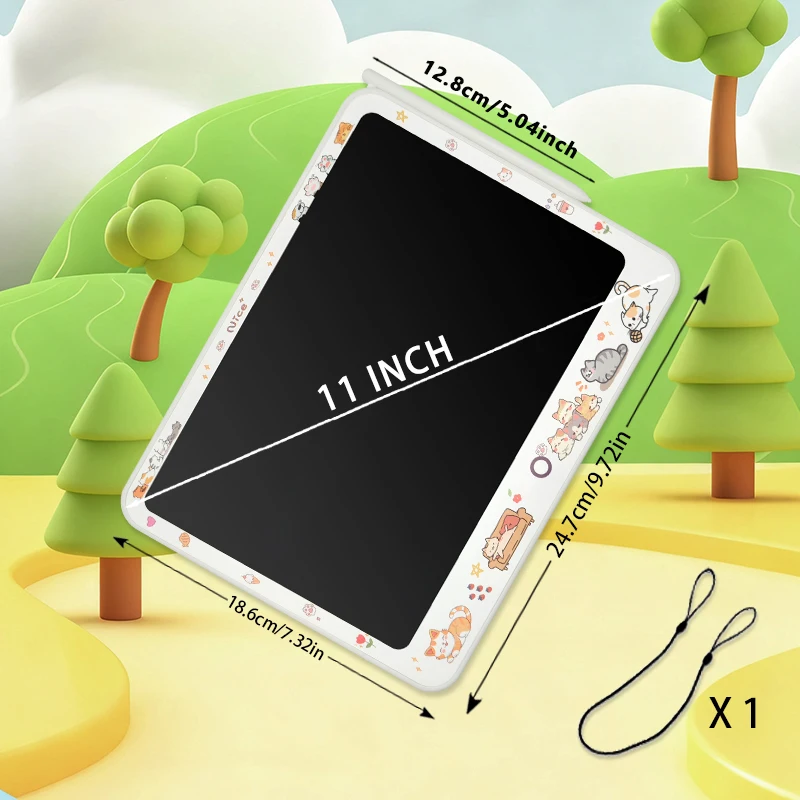 Children's LCD Writing and Drawing Chalkboard Tablet - 11/13/16 Inch Educational Toy