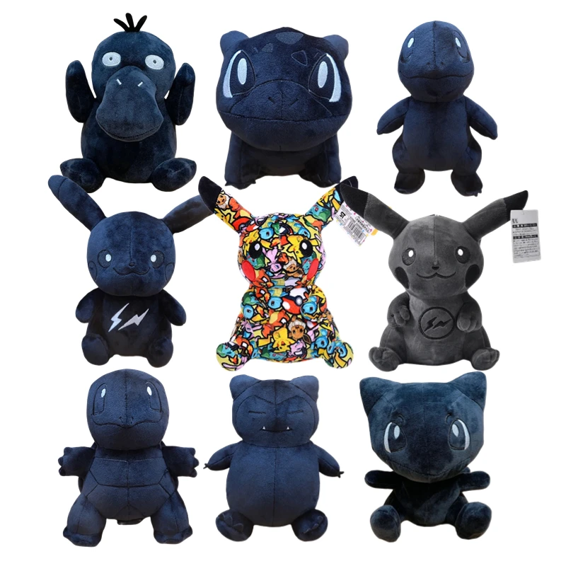 

Pokemon Stuffed Plush Toys Dark Lightning Pikachu Pichu Bulbasaur Charmander Cartoon Anime Figure Doll Kids Birthday Gifts Decor