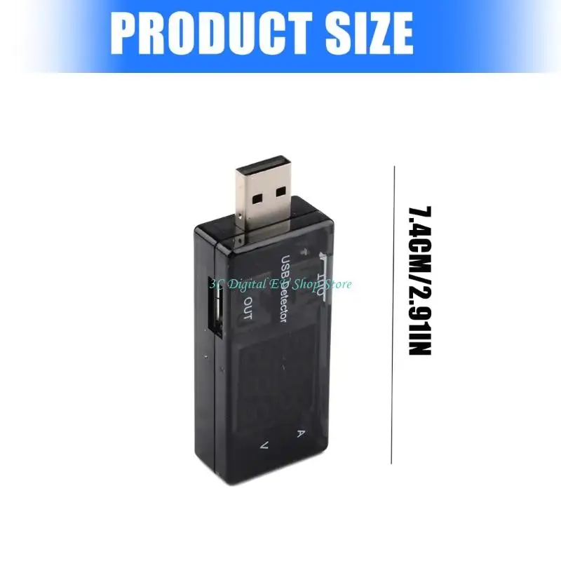 E74D 3-9V 0-5A USB 다기능 디지털 디스플레이 전기 전류계 전력계 감지기