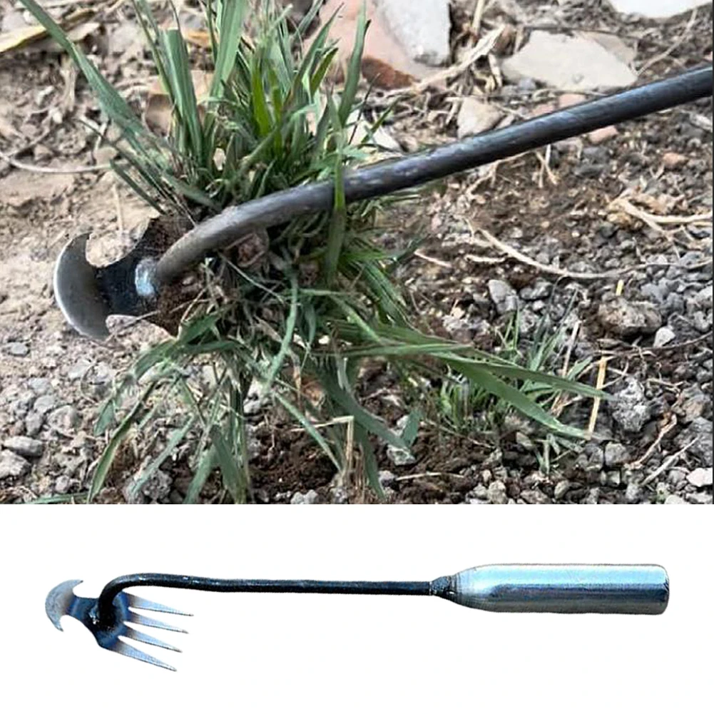 Garden Weeder Manganese Steel Garden Weeders Grass Rooting Loose Soil Hand Weeding Removal Puller Gardening Tools Multifunctional