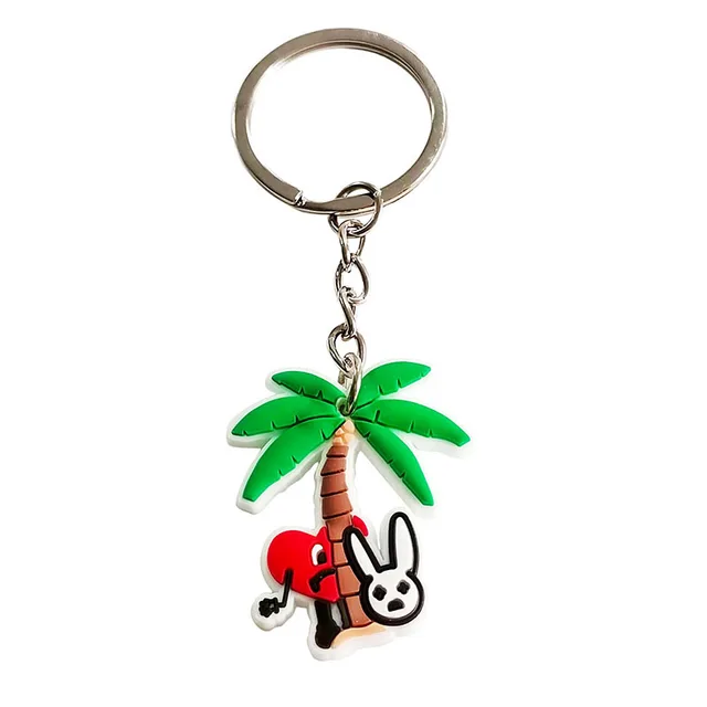 Christmas Bad Bunny Heart Keychain – LV Official