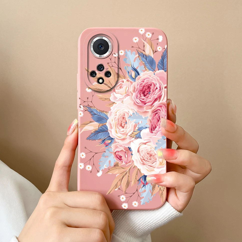 Liquid Silicone Patterned Back Cover Phone Case - Stylish & Protective