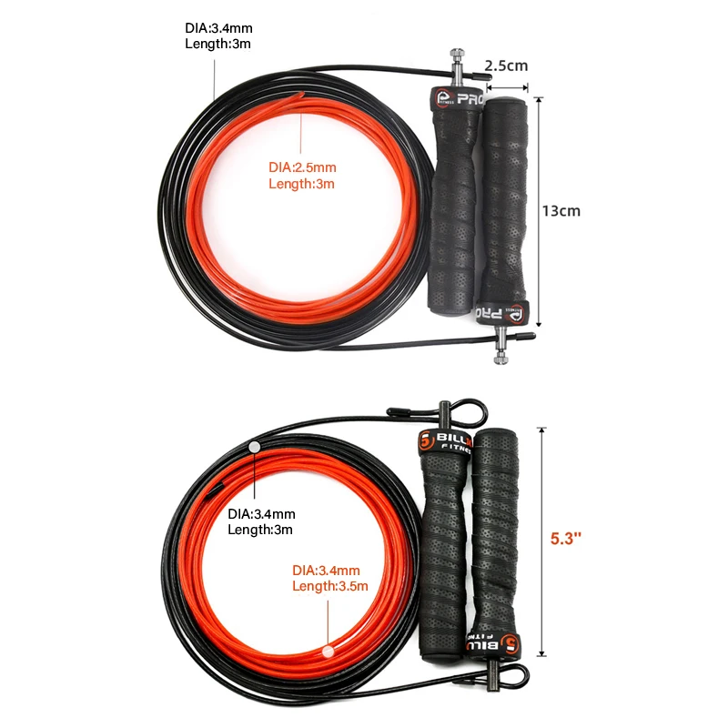 Crossfit Jump Rope Adjustable Wire Skipping Rope