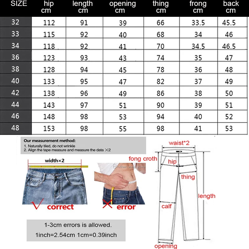 black jeans men Plus size men's straight hole trousers increase denim ninth trousers trendy casual jeans daddy trousers loose wide-leg grey jeans mens