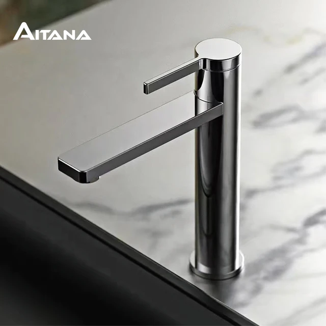 AITANA moderne svart servantbatteri
