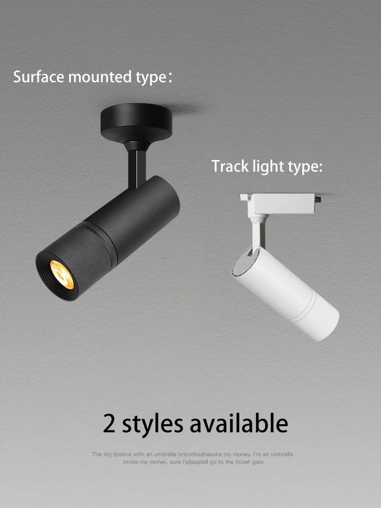 Beam Light Focusing Spot Surface Mounted Track Spotlight Restaurant Bar Lighting Small Stage Commercial LED Atmosphere Foco 2