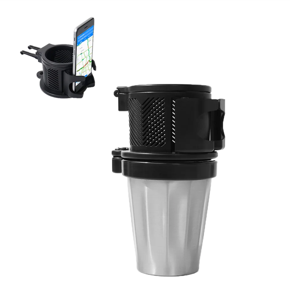 

Auto Cup Holder Expander Adapter 3 in 1 Multifunctional Vehicle Mounted Water Cup Holder Beverage Cup Drink Placement