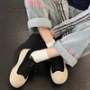 Thick soled board shoes female wind leopard print retro soft sole leisure 2025 spring and autumn explosive sports increase board 5