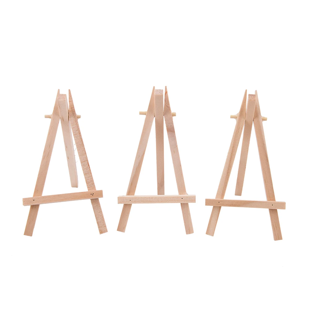 Mini Tripod Easels Display Stand Painting Holder Wood Stand Art Supplies for Photo Crafts Paintings Artworks 1PC