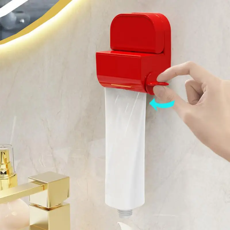 Wall Mounted Toothpaste Dispenser with Holder