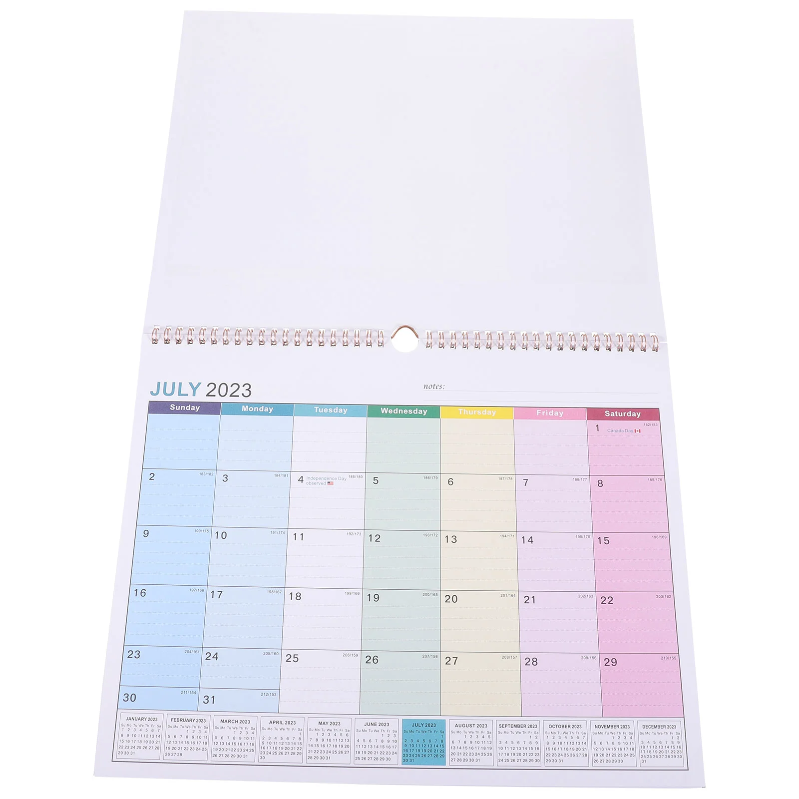 

2023 -2024 Calendar Monthly Office Daily Use Holiday Household Wall Home Paper Large Calendars Family Room