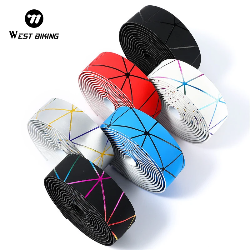 WEST BIKING Bicycle Handlebar Tape Anti-slip Sweat Shock Absorption Road Bike Bar Strap