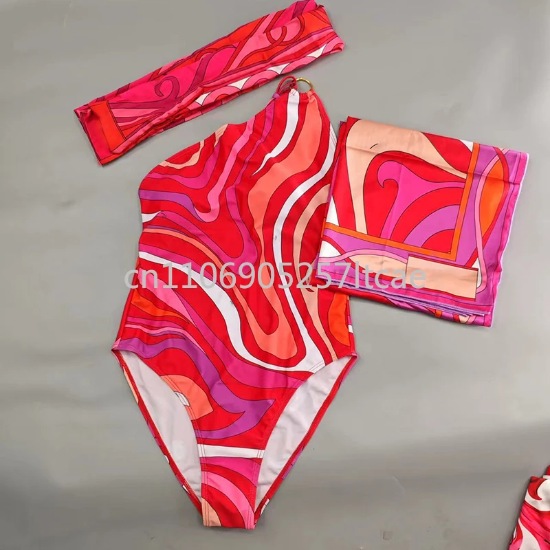 ribbon scarf swimsui