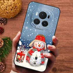 Silicone Christmas Soft Case - Festive Cute Bumper  Cover for Honor X8B 4G (1)
