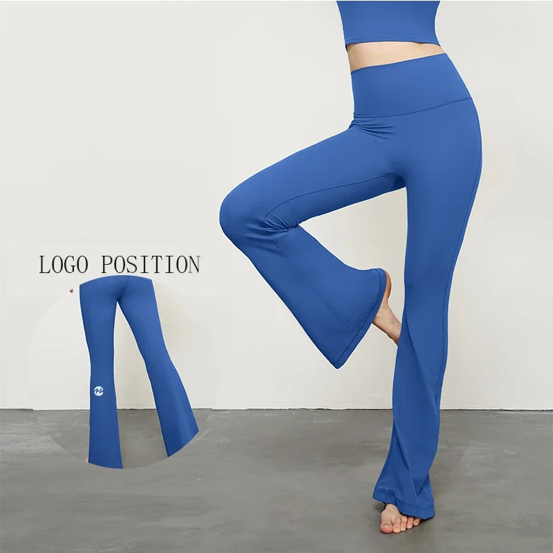 

High Waist Tummy Control Running Leggings Stylish and Sexy Wide Leg Yoga Pants for Women