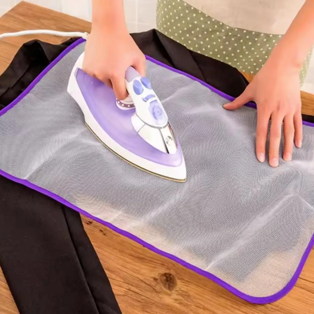 10Pcs 50/60/90cm Ironing Pressing Cloth Heat-Resistant Non-Stick Clothes Ironing Protector Scorch Saving Mesh Insulation Pad