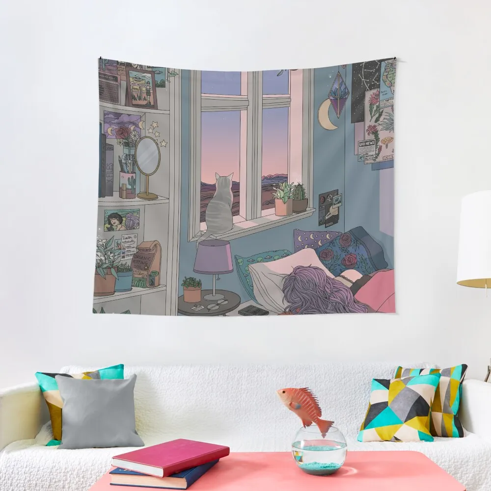 

Early Morning Tapestry anime decor room decoration korean style