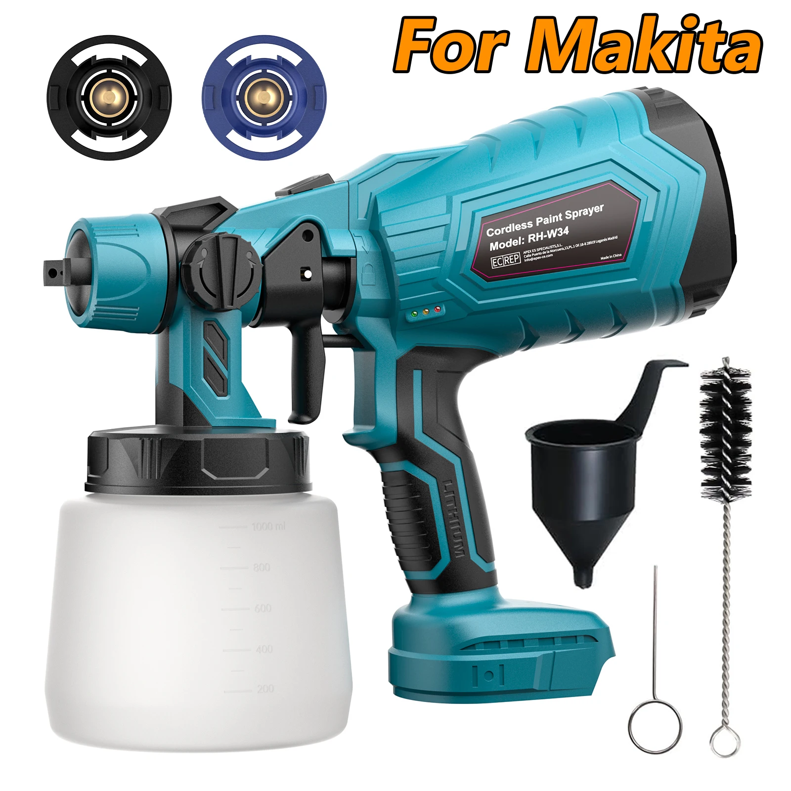 Bonacell Cordless Paint Sprayer with Multiple Spray Patterns