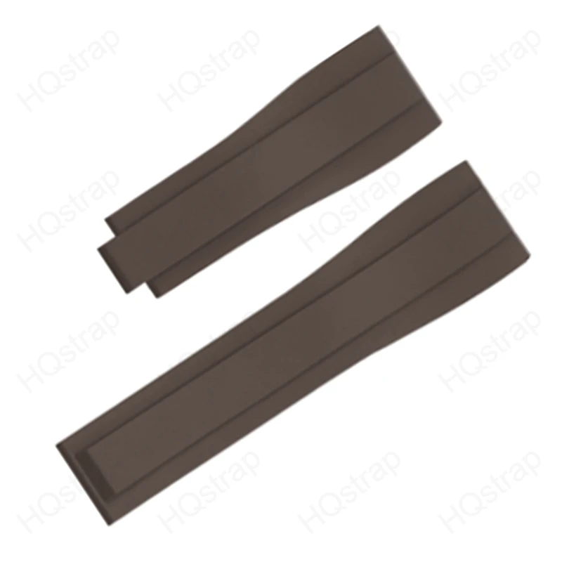 Premium 20mm Rubber Watch Strap with Stainless Steel Buckle