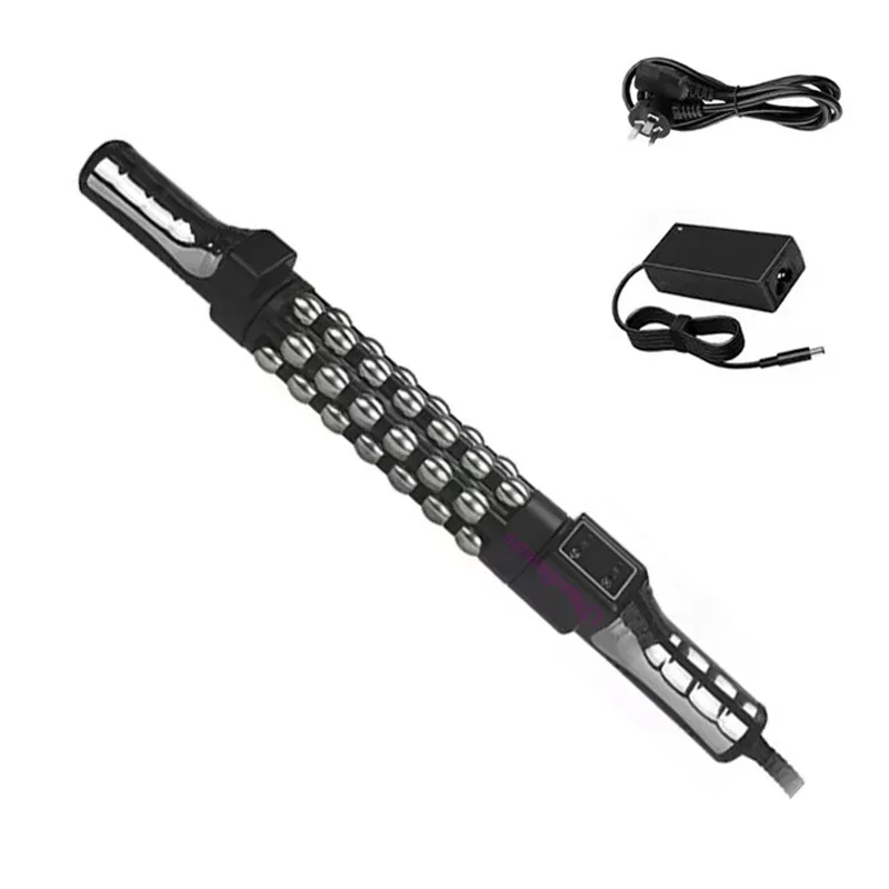 מסילת לעיסוי שרירים עם טיפול באור אדום - דחיסת חום עמוקה ומקל לעיסוי מרידיאן להקלה על כאבי שרירים ולהרפיה