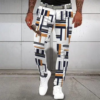 2025 men's fashionable casual pants adopt high-quality fabrics, diverse design styles and color combinations 1