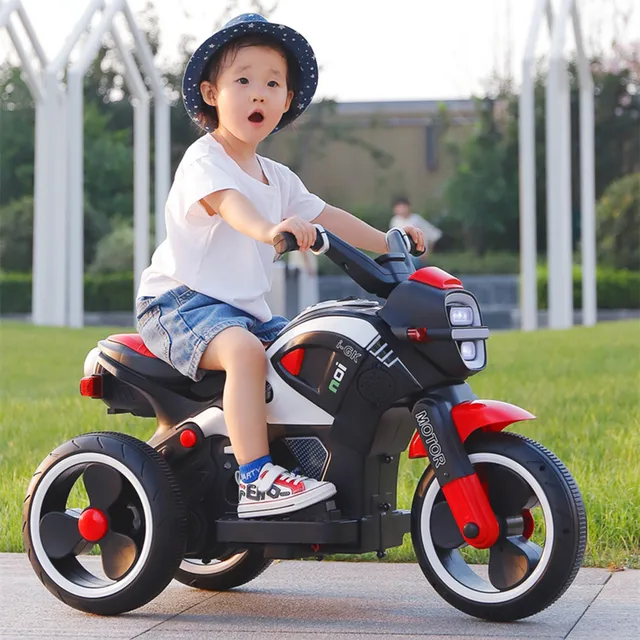 Children Electric Tricycle Motorcycle 2-7year Boy And Girl Can Sit In Toy Car Scooter Walker Kids'S Ride-On Toy With Music Light 3