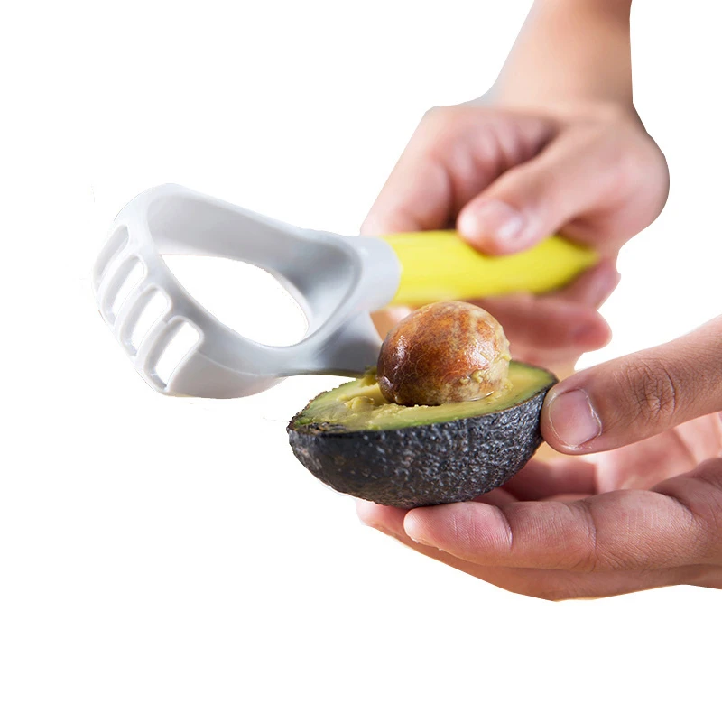 Avocado Slicer Plastic Fruit Pitter Corer Scoop Vegetable Fruit Masher 5 in 1