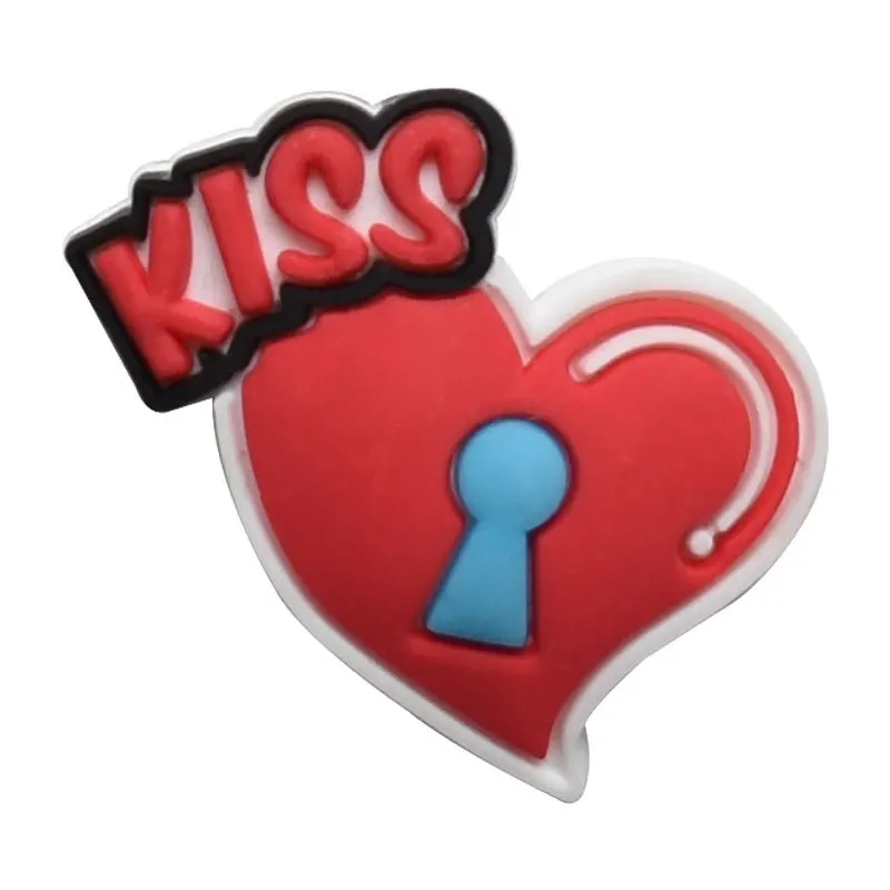 Рисунок 3 - подвески для обуви из ПВХ на День святого Валентина