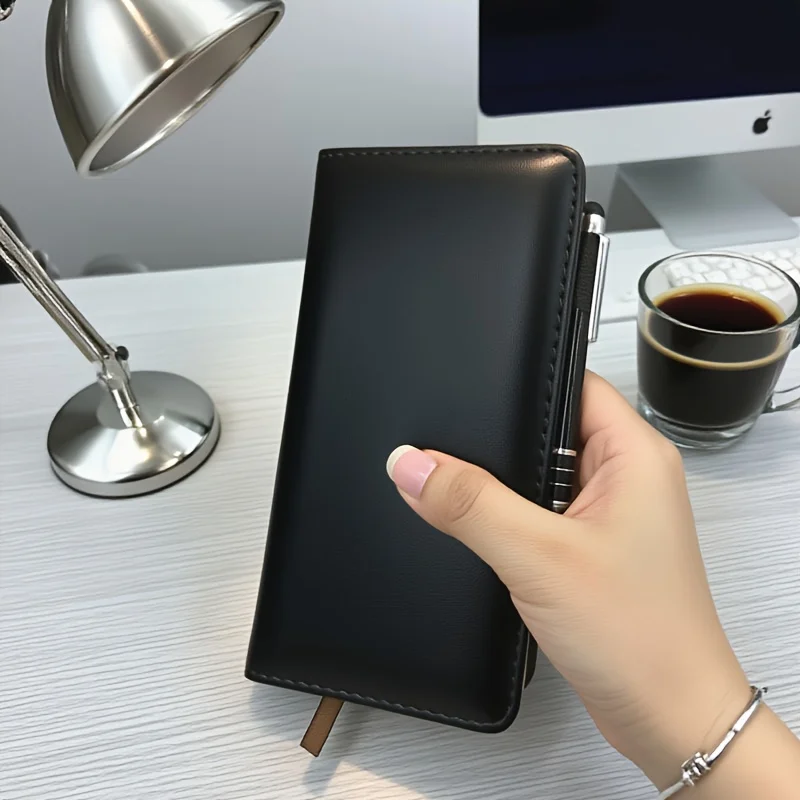 Multifunctional Planner Set with Metal Pen and Removable Pages – Portable Notebook & Notepad for Meetings and Journaling