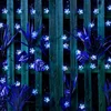 Solar Garden Light Flower Outdoor Solar  String Lights Waterproof Fairy Simulation Floral Garlands Lamp Christmas Decoration 2