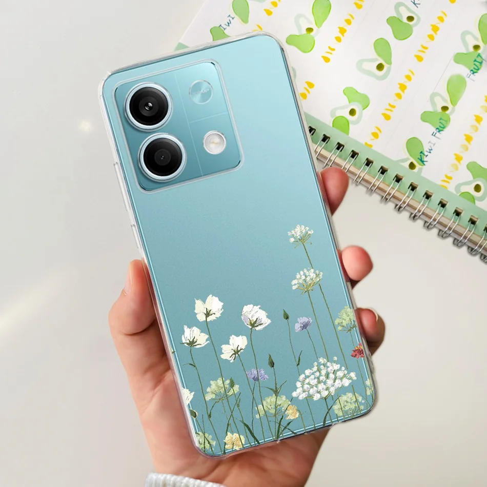 Elegant Printing Soft Silicone TPU Slim Phone Back Cover