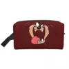 Custom Tasmanian Devil Travel Cosmetic Bag Women Taz Cartoon Anime Toiletry Makeup Organizer Ladies Beauty Storage Dopp Kit 2