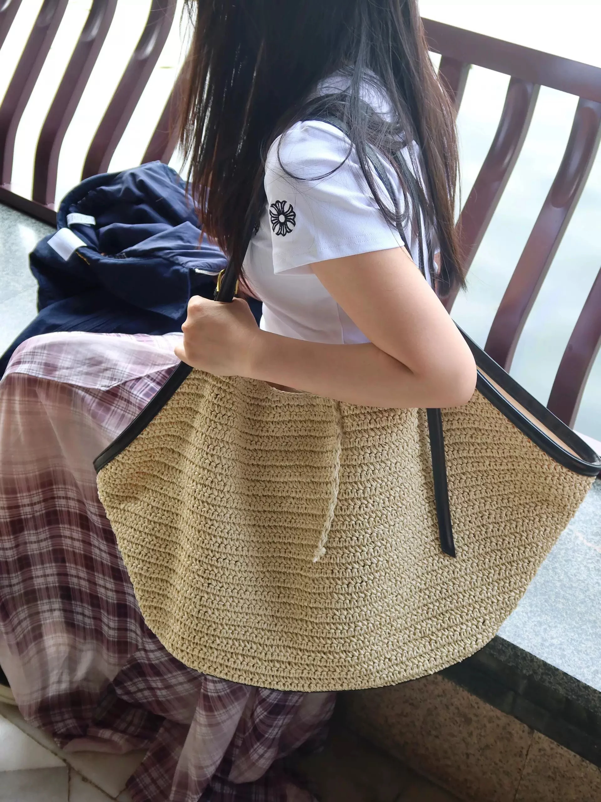 Straw Woven Tote Bags Casual Large Luxury Design Capacity Handbag Beach Shoulder Simple Women's Bag Shopping Summer bolsos
