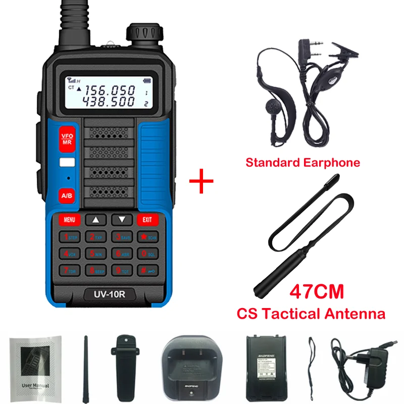 Baofeng UV-10 PRO Waterproof Walkie Talkie Dual Band High Power CB Radio Vhf Uhf CB Ham Radio Upgraded of UV-10 plus Radio UV5R cheap walkie talkies Walkie Talkie