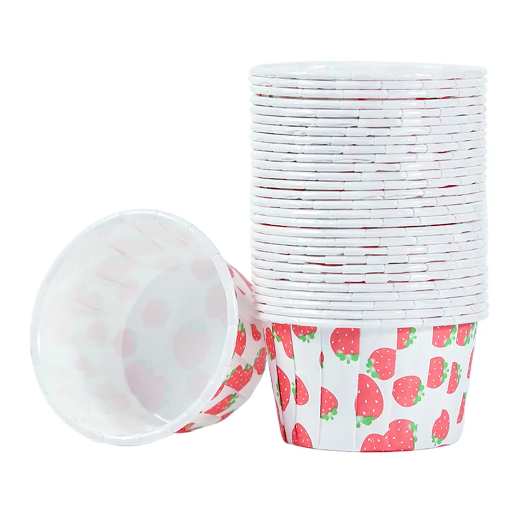100Pcs Disposable Cupcake Cases Paper Cupcake Holders Baking Cups Muffin Cups