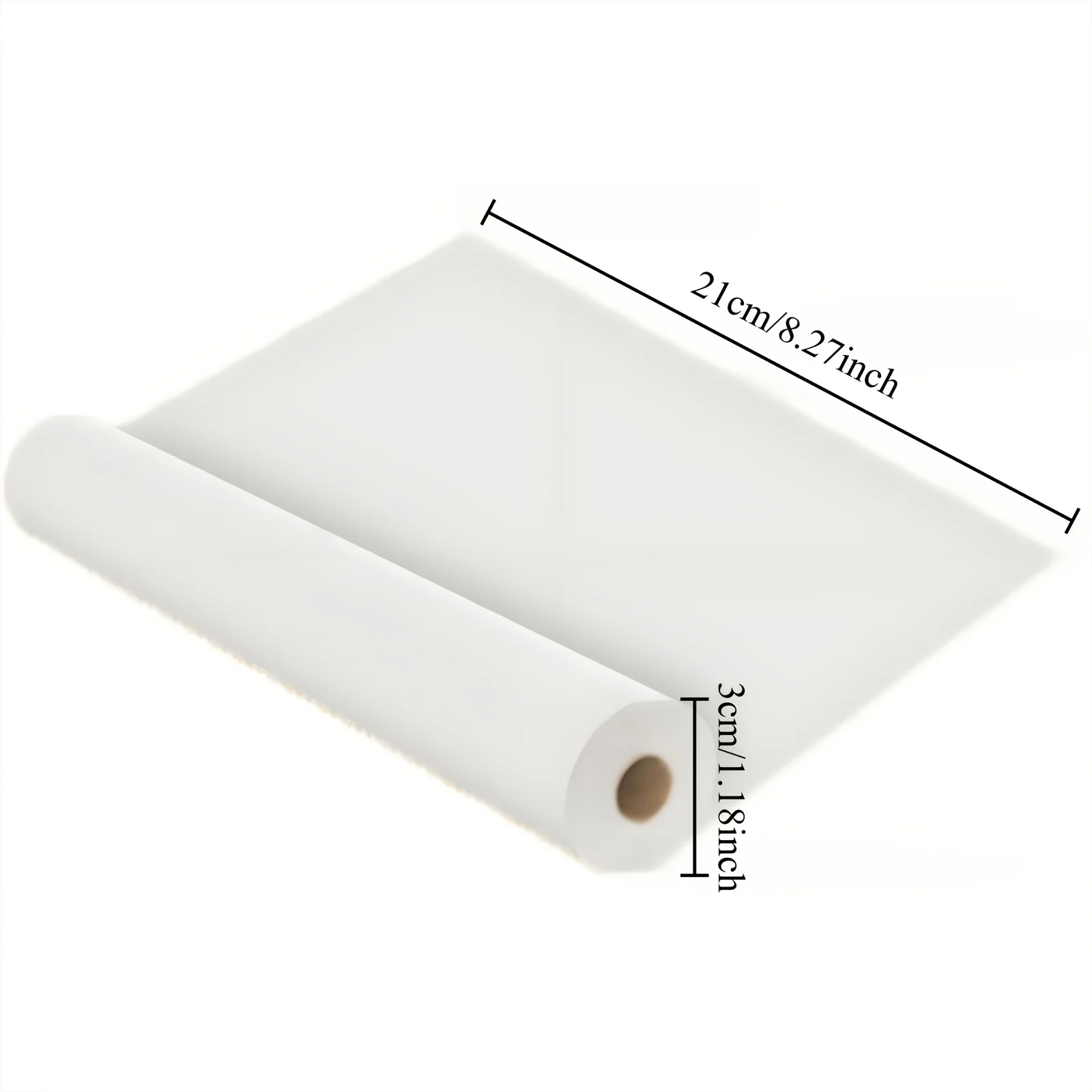 A4 속건성 감열지 6롤 - 더 두껍고 더 밝음, 선명한 텍스트, 광택 표면 - 휴대용 프린터와 호환 가능