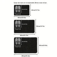 Memory Foam Bathroom Rug Anti-slip bathroom mat Ultra Soft floor mat Non-Slip Water Absorbent 2