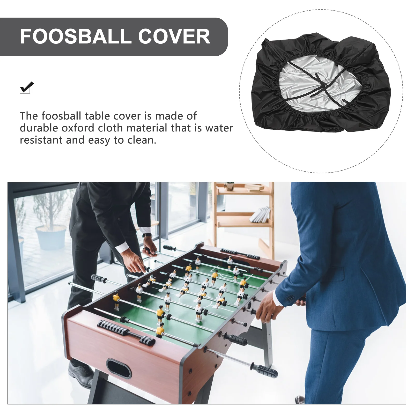 Professional Foosball Protector Oxford Cloth Table Cover Daily Use Football Table Cover